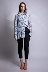 Camasa office cu imprimeu floral