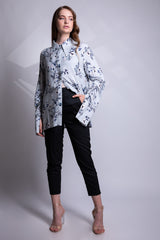 Camasa office cu imprimeu floral