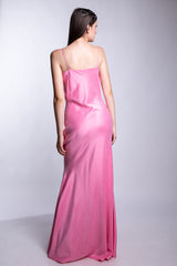 Rochie lunga, baby-pink