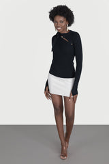 Pulover cu maneca detasabila