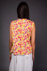 Top asimetric, imprimeu Candy