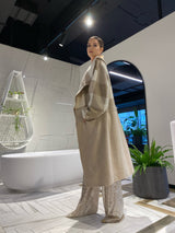 Palton "Half", din stofa de lana