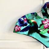 Plastron cu imprimeu floral