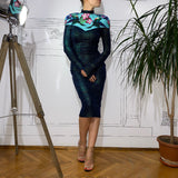 Plastron cu imprimeu floral