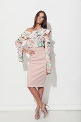 Bluza cu volane asimetrice