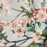 Fusta mini cu imprimeu - flori de cires