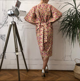 Rochie din bumbac, multifunctionala, tip kimono