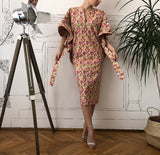 Rochie din bumbac, multifunctionala, tip kimono