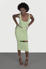 Rochie in trei piese cu nasturi