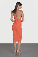 Rochie cu spate gol si siret