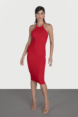 Rochie cu spate gol si siret