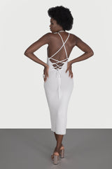 Rochie cu spate gol si siret