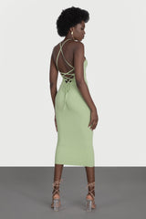 Rochie cu spate gol si siret