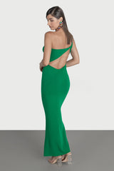 Rochie lunga cu spate semi-gol