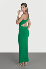 Rochie lunga cu spate semi-gol