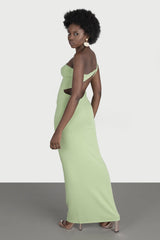 Rochie lunga cu spate semi-gol