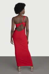 Rochie lunga cu spate semi-gol