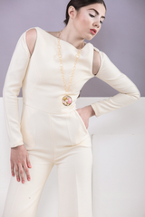 Salopeta din stofa de lana